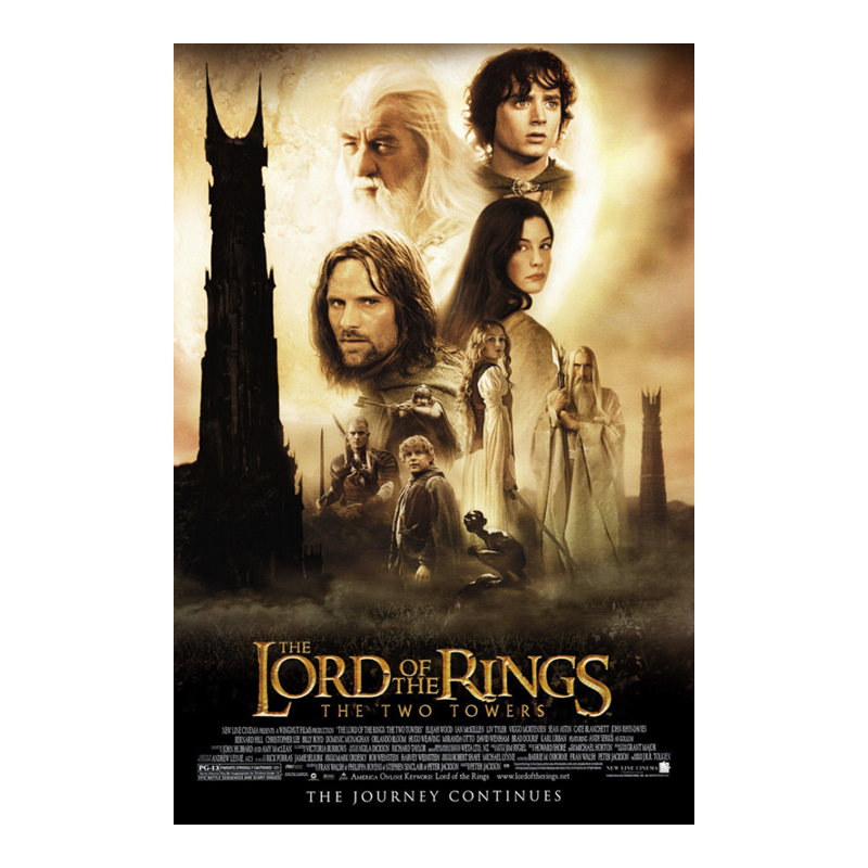 The Lord of the Rings - The Two Towers Movie Poster - Voodoo Collectables